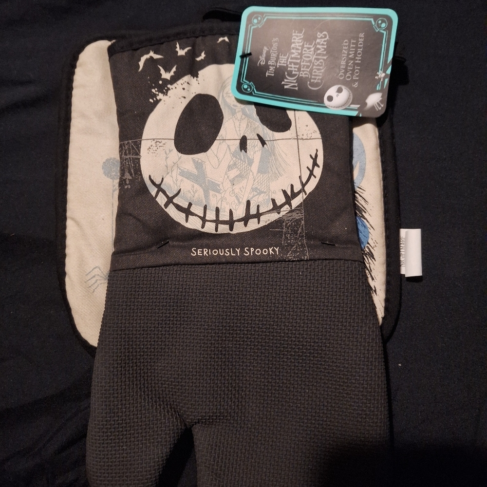 Nightmare Before Christmas cook matter and towel